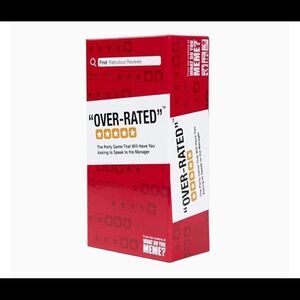 NEW Over-Rated – The Adult Party Game by What Do You Meme?